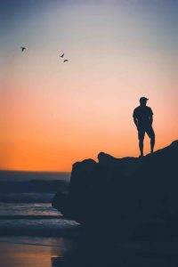 silhouette male