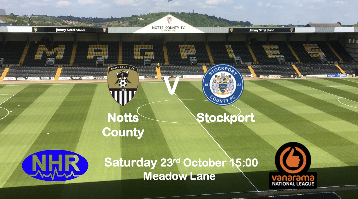 Notts County v Stockport Nottingham Hospitals Radio